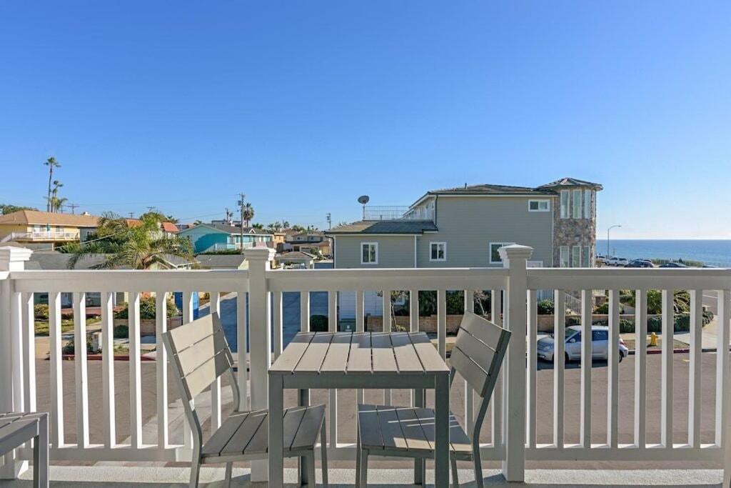 Ocean View From Private Patio, Across Street From Beach Apartment Carlsbad Exterior photo